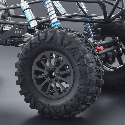 2.2 عجلات ألياف الكربون حافة 1/10 RC Crawler LCG LCEATER RIGS CAPRA SCX10 PRO GSPEED V4 TRX4 ENDURO ERDARDORES (4PCS C) in Kuwait