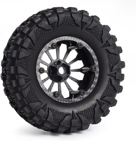 2.2 عجلات ألياف الكربون حافة 1/10 RC Crawler LCG LCEATER RIGS CAPRA SCX10 PRO GSPEED V4 TRX4 ENDURO ERDARDORES (4PCS C) in Kuwait