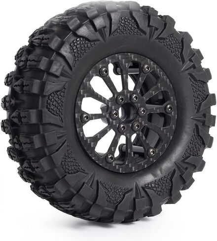 2.2 عجلات ألياف الكربون حافة 1/10 RC Crawler LCG LCEATER RIGS CAPRA SCX10 PRO GSPEED V4 TRX4 ENDURO ERDARDORES (4PCS C) in Kuwait