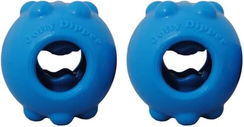 Jolly Pets Jolly Dipper Treat Dispensing Dog Toy; 3'' Small/Medium Dogs, Blue in Saudi Arabia