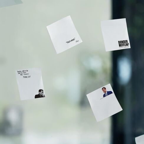 ملاحظات لزجة مضحكة لطيفة 4 منصات ، وسادات الملاحظة اللزجة المكتبية مايكل هذا ما قالته ، هدايا مكتب الملاحظات اللزجة اللطيفة ، وسادات الملاحظات ذات الوحدة الذاتية ، مجموعة من 4 in Kuwait