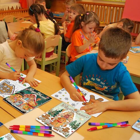 48 PCS Christmas in July Coloring Books Bulk Mini Colling Books for Summer July July Christmas Party Form in Kuwait