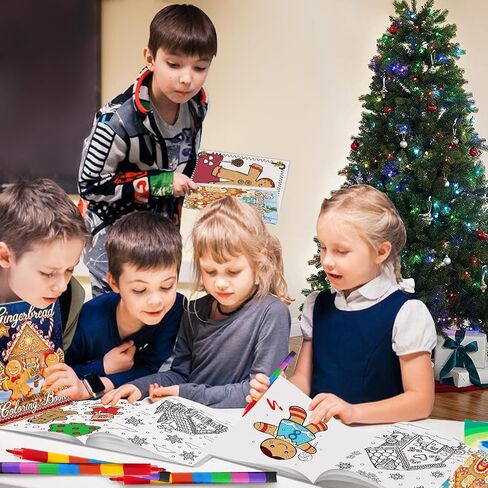 48 PCS Christmas in July Coloring Books Bulk Mini Colling Books for Summer July July Christmas Party Form in Kuwait