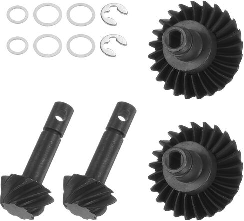 سيارة Uxcell Steel Diff Gear Steel، 33T 8T Helical Gear RC، مجموعتان لـ SCX10 in Kuwait