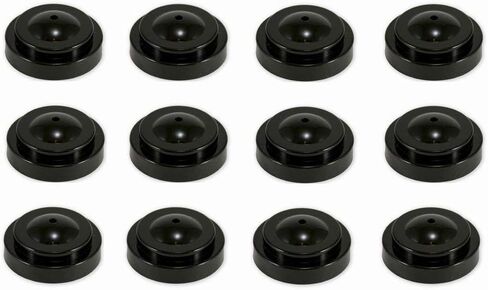 Box of 12 Black Miniature Flag Stands, Holders For Almost All Small Mini Office and Table 4"x6" Stick Flags; Holds All Import and US Manufactured 4x6 Table/Desk Flags (1-Hole Black Flag Stands) in Saudi Arabia