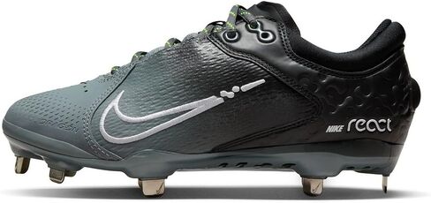 Nike Women's Hyperdiamond 4 Elite Softball Cleats White/Black/Grey Sz 11 in Saudi Arabia