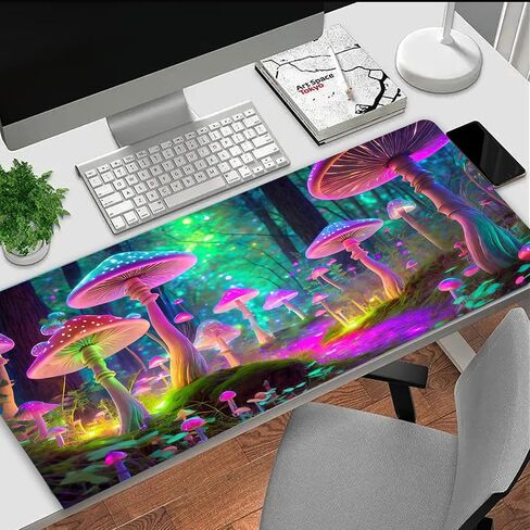 لوحة الماوس ألعاب Gamer ، وحدات التحكم في لعبة Blacklight جمجمة رعب مقاومة للماء ، حصيرة فأر كبيرة ، 31.5 "× 11.8" هيكل عظمي متوهج ممتد غير انزلاق ، لوحة مفاتيح المكتب والمنزل in Kuwait
