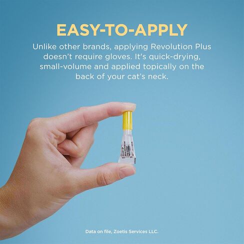 Revolution Plus (Selamectin و Sarolaner Sopical Solution) للقطط ، 11.1-22 رطل (أخضر) ، 6 أنابيب in Saudi Arabia