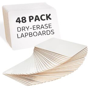 Shemira 36 Pack Arase Boards ، لوحة بيضاء صغيرة ، 12 × 9 بوصات للألواح البيضاء ذات الوجهين لمكتب مدرسة الفصول الدراسية ، لوحات لاتينيات صغيرة تجف للطلاب للطلاب للطلاب.
