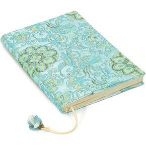 Book Sleeve Covers for Paperback, A5 8.46 x 5.8 Inch Fabric Book Cover Protector, Adjustable Book Protector Case Pad for Hardcover Softcover Novels Protection (Spring Flora, 8.46 x 5.8)