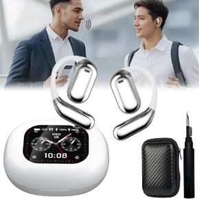 Vylaras Ai Translator Earbuds, Ai Translator Earbuds, Real Time Ai Language Translator Earbuds, Vylaras Earbuds 128+ Languages & HD Sound Quality, Ideal for Travel & Business (Blue)