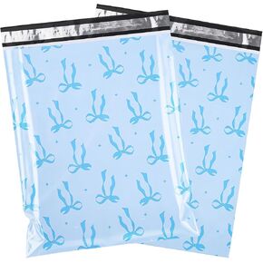 RUSPEPA 100 PCS BOY BOW POLER ، CUTE BOWKNOT CONFRAINTARING SEALLERS ، حقائب شحن للرسوم اللاصقة للخدمة الشاقة للأظرف البريدية الكبيرة عبوة مقاومة للدموع ، 6 × 9 بوصات in Kuwait