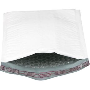 Poly Bubble Mailers – Bulk Padded Self-Seal #6 Envelopes (12.25" x 18") - White Bubble Lined Shipping Envelopes - Industrial Standard Mailer Envelopes for Business (50ct)