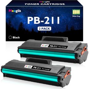 Compatible PB-211 Toner Cartridge Replacement for Pantum PB-211 PB211 PB-211E PB211EV Toner Cartridge Use for Pantum P2502W P2500W M6552NW M6550NW M6600NW M6602NW (Black, 2-Pack)