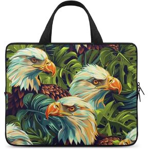 Cute Cow Pattern Messenger Bag Case Sleeve for Laptop Briefcase
