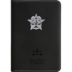 Personalized CSB Bible with Custom Engraved Text, Frame and Verse Design: LeatherTouch, Red Letter, Green