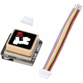 Drone Accessories Compatible with M8Q-5883-GPS Module V2.0 Integrated Compass Module QMC5883L Built-in TCXO Crystal and Capacitor Compatible with F4 F7 Drones Replaceable