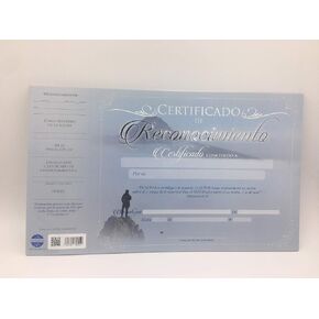 Certificado de Reconocimiento Paquete de 20