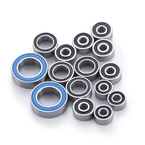 RC Spare Part Compatible with Kyosho for MINI-Z 1/28 RC Crawler Car Bearing Upgrade Accessories 15PCS Ball Bearing Kit