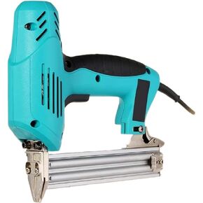 Oil-Free Pneumatic Staple Gun 220V 2000W Electric Straight Nail Gun 10-30mm High Power Heavy-Duty Woodworking Tool Electrical Staple Nail Guns