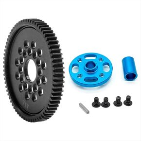 Compatible with Tamiya for TT02 1/10 RC Car Upgrade Parts 71T 54500 Spur Gear and Gear Mount High for Speed Set RC Car Accessories