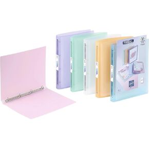 Propysoft 25 A4 Personalised Plastic Ring Binder 4 Rings 2.5cm Spine Assorted 6 Colours