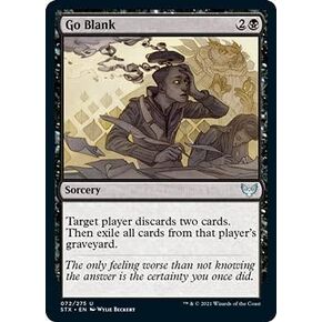Magic: The Gathering - Go Blank - Strixhaven: School of Mages
