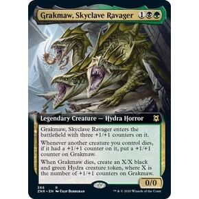 Grakmaw, Skyclave Ravager - Extended Art