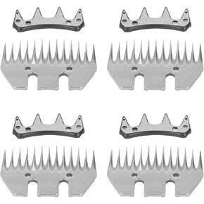 4 sets Electric Sheep Shears Blade 13 Tooth Straight Wool Cutter Goat Clipper Replacement Part