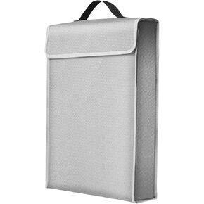 Paper Files Storage Bag Fireproof Document Bag Handbag Case Protection Water Resistant Fire Resistant Bag Document Pouch