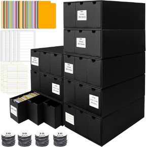 Toploader Storage Box for 3" x 4" 35pt Rigid Card,Holds 1300+ Toploaders,Trading Card Organizer with 12 Drawer Box,48 Dividers,2 Label and 3 Tapes - Perfect Top Loaders Holder and Sports Card Storage