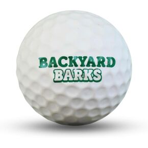 Golf Dog Toy Ball – Interactive Dog Toy for Enrichment, Fetch & Aggressive Chewers – Stuffing-Free, Natural Rubber – Fits Ball Launchers – Durable, Non-Toxic – Gift for Golf Lovers & Dogs