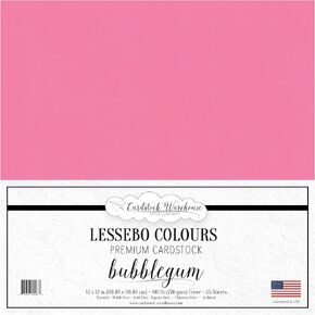 Cardstock Warehouse Lessebo Dove Gray Cardstock Paper – 25 Sheets, 12 x 12" - 100 lb./270 GSM Premium Matte Light Gray Card Stock for Scrapbooking, Die-cutting, Card Making, and DIY Projects