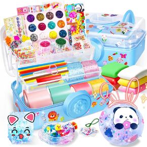 Nano Tape Bubble Kit for Kids - Nano Tape Squishy Maker Kit with 2 Sticky Ball Tapes and 4 NanoTape - Homemade Bubbles Craft DIY Toy - Gifts for Kids, Boys, Girls
