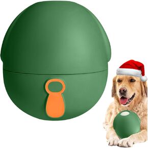 Yipetor Dog Wobbly Toys, Frozen Treat Toy, Treat Dispensing Dog Toy, Premium Treat Dog Toy, XL, Treat Dispensing Dog Toy, Large Chew Toy, Durable Natural Rubber Toy (Green)