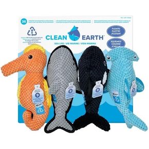 4Pack Sea Marine Dog Toys Clean Earth