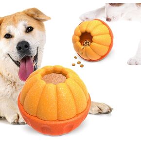Treat Dispensing Dog Toys for Aggressive Chewers, Interactive Frozen Enrichment Puzzle Ball to Keep Dogs Busy, Indestructible Nylon Chew Toy for Medium Large Breed