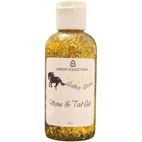 Gallop Glitter Mane and Tail Gel for Horses (Teal), 4oz