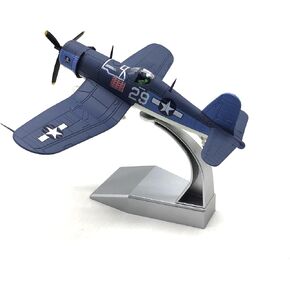 Diecast Airplanes 1/72 Scale Model US Navy F4U Fighter Jet Plane Model Attack Plane Military Airplane Models for Adults