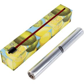 موزع رقائق الألومنيوم القابل لإعادة التعبئة من الرخام من ChicWrap Carrera - يتضمن لفة من رقائق الألومنيوم الاحترافية مقاس 12 × 30 بوصة - موزع قابل لإعادة الاستخدام مع قاطع منزلق - موزع مثالي ويوفر المال in Kuwait