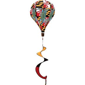Briarwood Lane Maryland Crabs Summer Hot Air Balloon Spinner