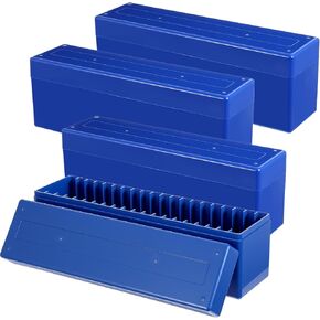 Coin Slab Storage Boxes, 4 Packs Coin Holder Organizer Boxes with 20 Slots, Plastic Coin Storage Cases Set for 60 Coin Slabs, Compatible with PCGS NGC PMGab Coin Holders(Include Boxes Only)