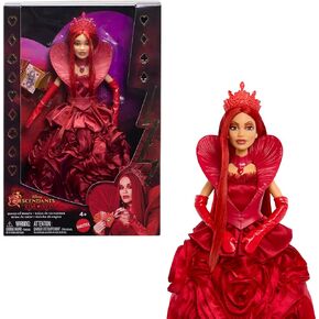 Mattel Disney Descendants: The Rise of Red Queen of Hearts Fashion Doll with Movie-Inspired Royal Gown & Accessories, Includes Display Stand