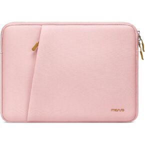 Mosiso 13.3 inch captop case ، 13-13.3 بوصة كمبيوتر محمول متوافق مع MacBook Air 13.6/Pro 13/Pro 14 ، HP Dell Asus Lenovo Notebook ، Neoprene المحمولة المحمولة حقيبة كمبيوتر مع جيب مستحضر ، أسود