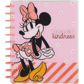 Happy Planner Disney Disc-Bound مخطط أكاديمي لمدة 12 شهرًا، يوليو 2024 - يونيو 2025 مخطط يومي وأسبوعي وشهري مع 3 أشهر إضافية، حجم كبير، تخطيط عمودي، All Smiles Minnie، 8.5 بوصة × 11 بوصة in Kuwait