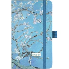2026-2028 Pocket Planner/Calendar - 3 Year Monthly Planner 2026-2028, Jan 2026 - Dec 2028, 6.3" x 3.8", 61 Notes Pages, Inner Pocket, Pen Holder & Elastic Closure