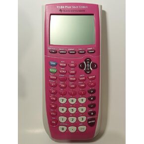 Texas Instrument 84 Plus Silver Edition graphing Calculator (Full Pink in color) (Packaging may vary)
