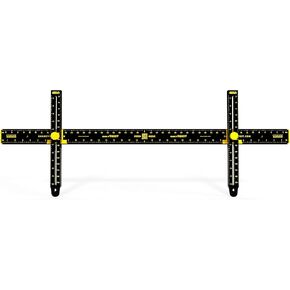 Crescent Creative Products Perfect Pro Picture Frame Wall Hanging Tool with Level, 36 inch, Black