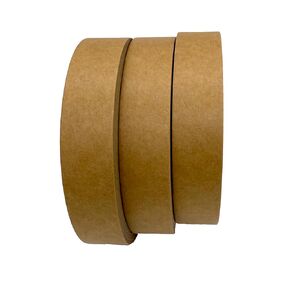 Kraft Paper Tape - Biodegradable & Recyclable, Plastic-Free Eco-Friendly Packaging, Writable & Hand-Tearable, Strong Adhesion for Packaging & DIY Projects, Self Adhesive - 3 Pack