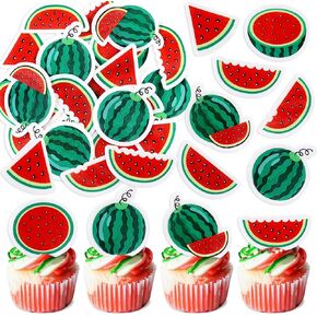 40pcs edible beach beach ball cupcake toppers summer summer decorations paper sperinous baper for baby Shower Kids 1st Birthday Party Cake Decorations Supplies